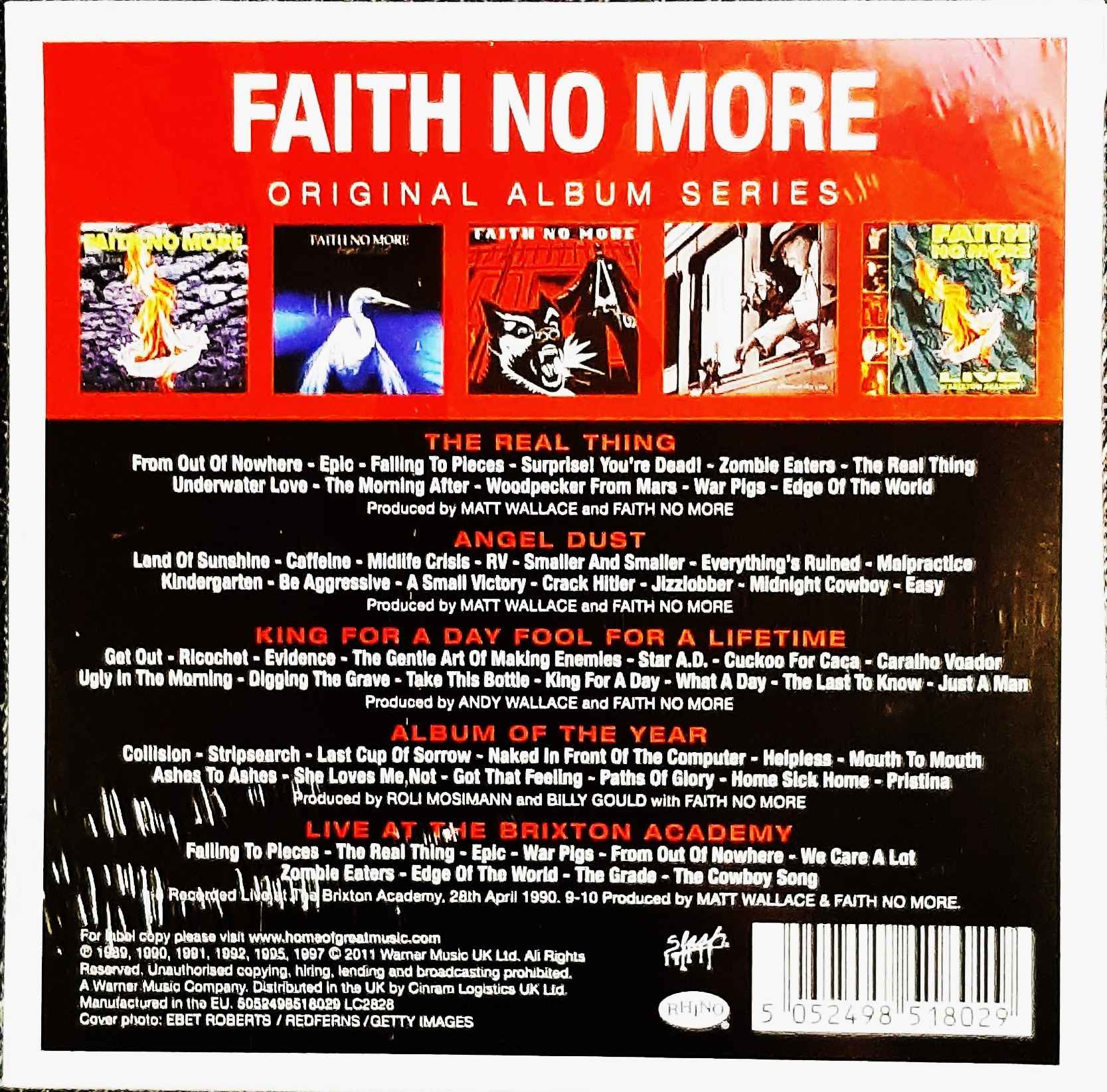 Polecam Zestaw 5 Płyt CD FAITH NO MORE 5 Albumów CD Katowice - zdjęcie 2