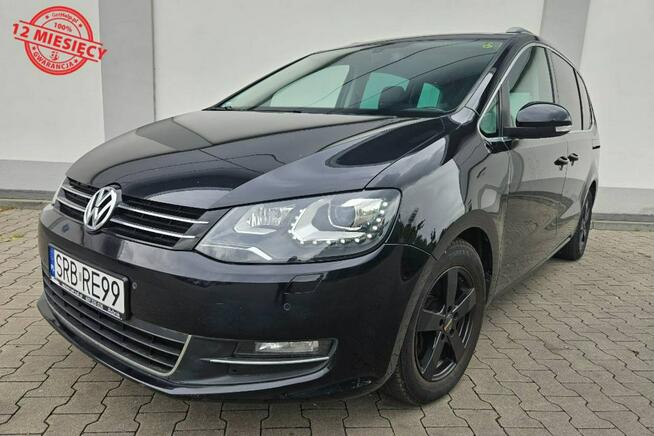 Volkswagen Sharan DSG # Panorama # Ksenony # Skóry # Ledy # Rybnik - zdjęcie 1