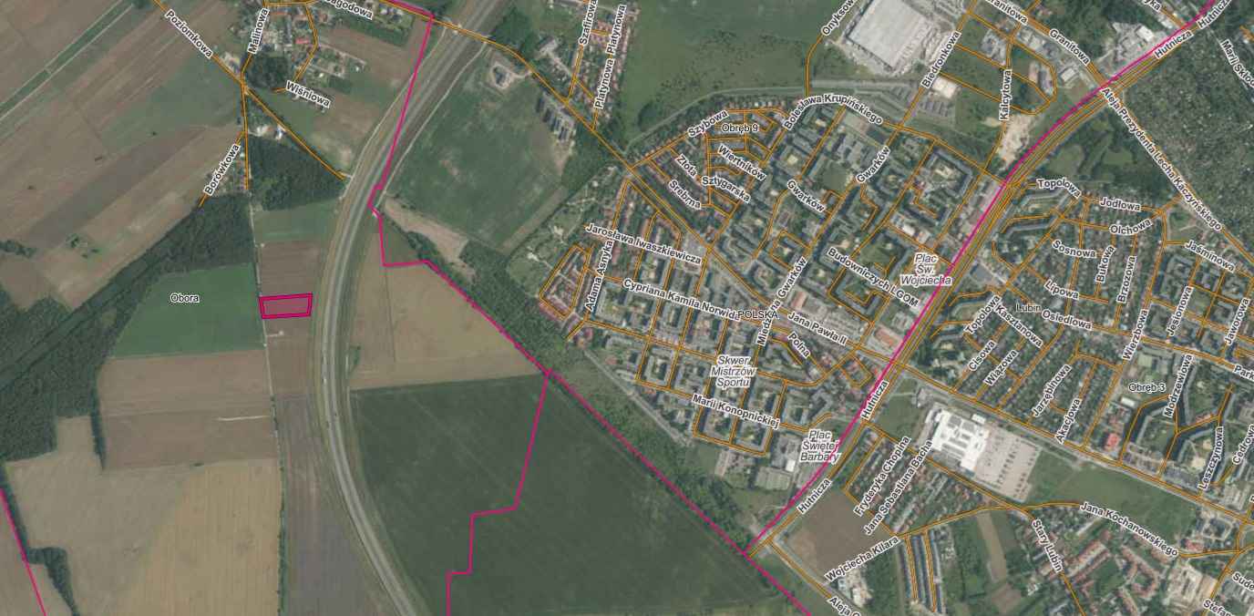Działka Inwestycyjna (6039 m2) Okolice Lubina MEDIA (Obora) Obora - zdjęcie 6