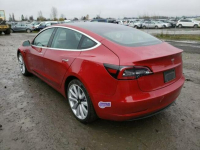 Tesla Model 3 2018, Long Range Battery, porysowany lakier Warszawa - zdjęcie 3