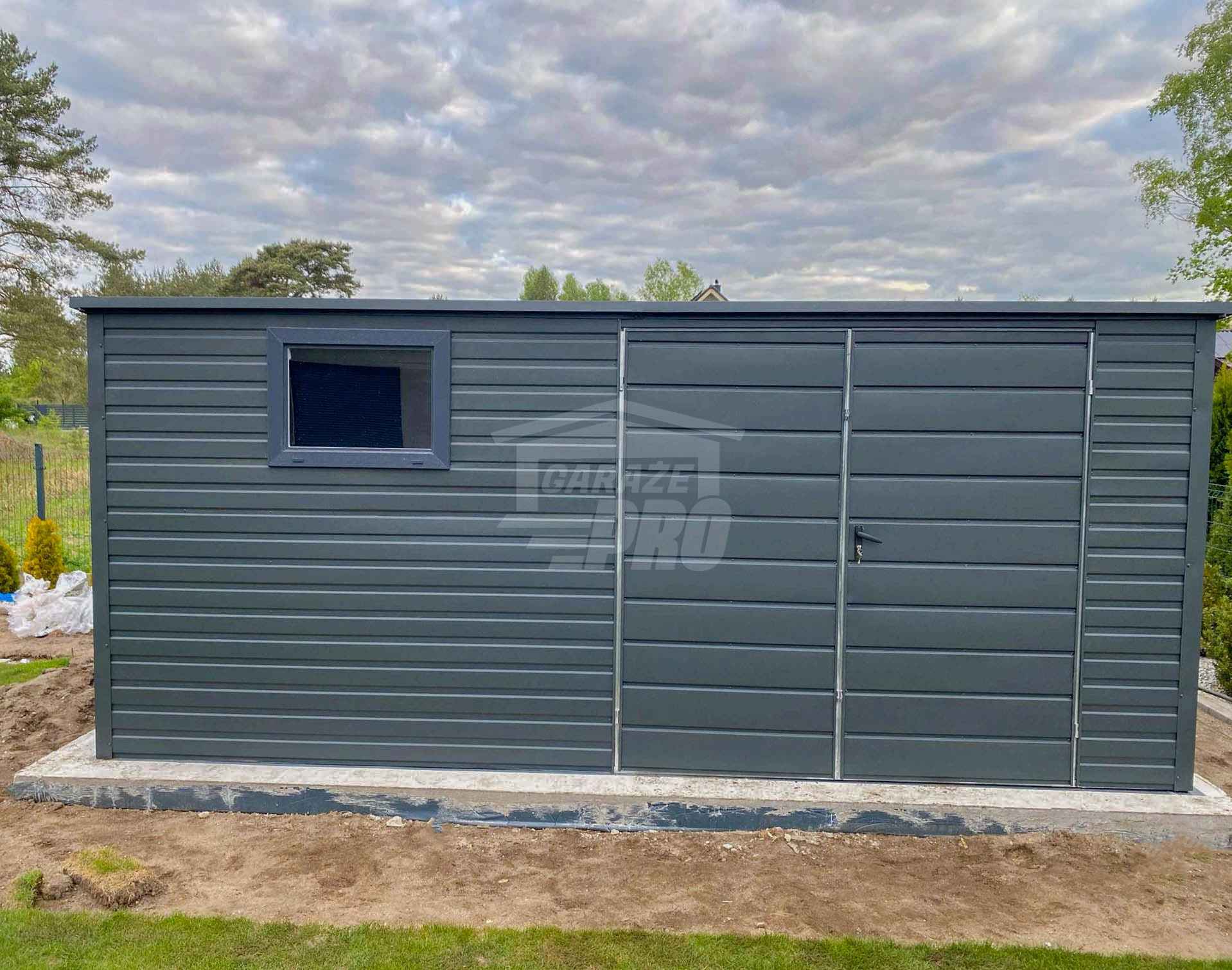 Schowek - Domek Ogrodowy 4,5x3m -  Drzwi  - okno dach  GP701 Ostróda - zdjęcie 4