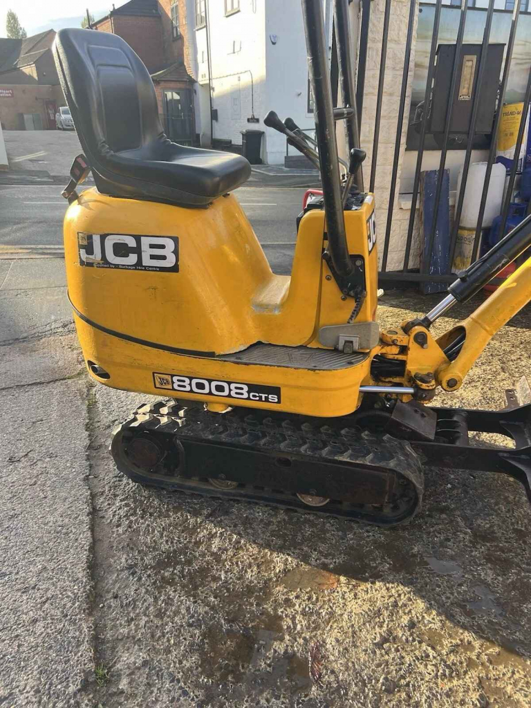 Minikoparka - Micro Digger JCB 8008 CTS 2013 Wawer - zdjęcie 4