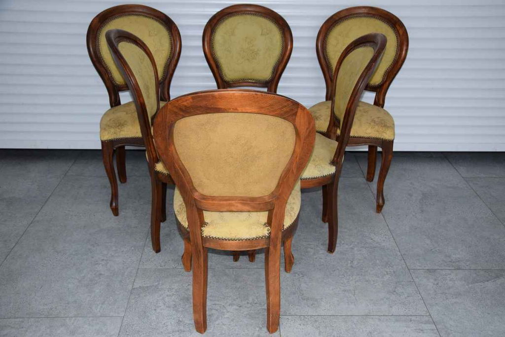 krzesła medaliony 6 sztuk - super stan Olsztyn - zdjęcie 4