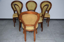 krzesła medaliony 6 sztuk - super stan Olsztyn - zdjęcie 4