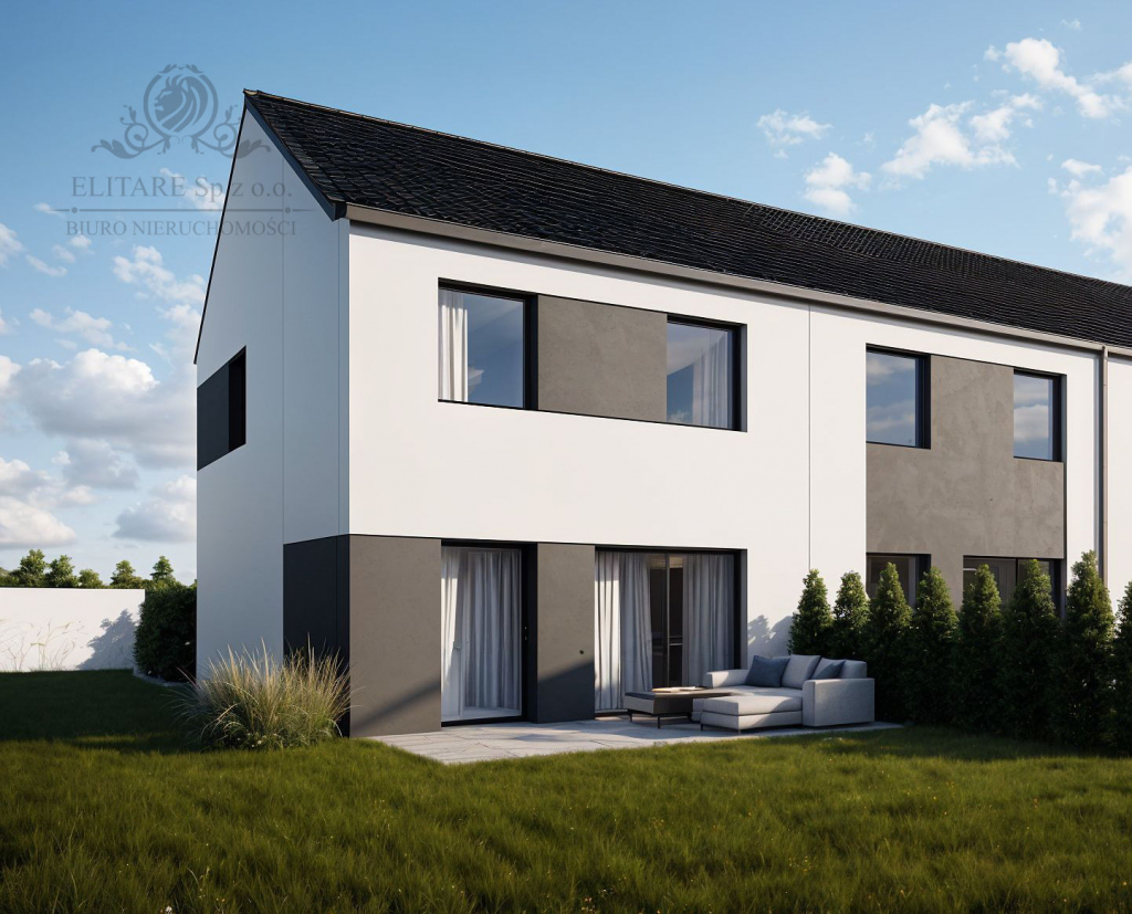 DOM szereg SKRAJNY 103,02m na działce 321m2m2, Iwiny Siechnice Iwiny - zdjęcie 1