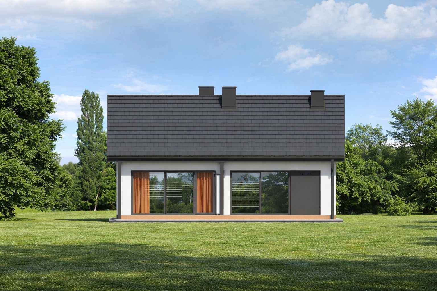 Dom modułowy 70m2 styl skandynawski cała Polska Fabryczna - zdjęcie 3