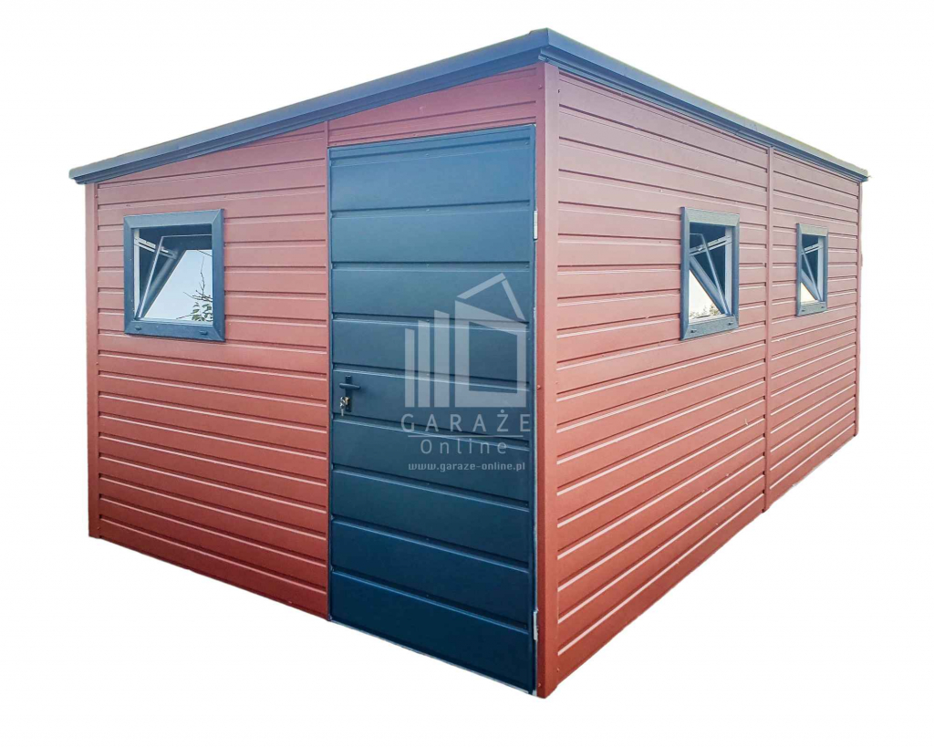 Schowek - Domek Ogrodowy 2,5x4m - Drzwi - 3x Okno Dach ID646 Sopot - zdjęcie 1