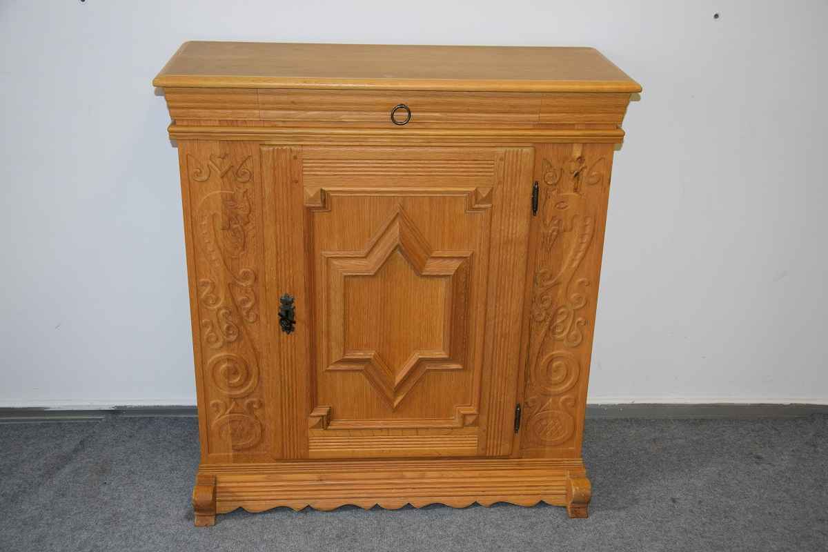 komoda w całości z drewna dębowego - super stan Olsztyn - zdjęcie 1