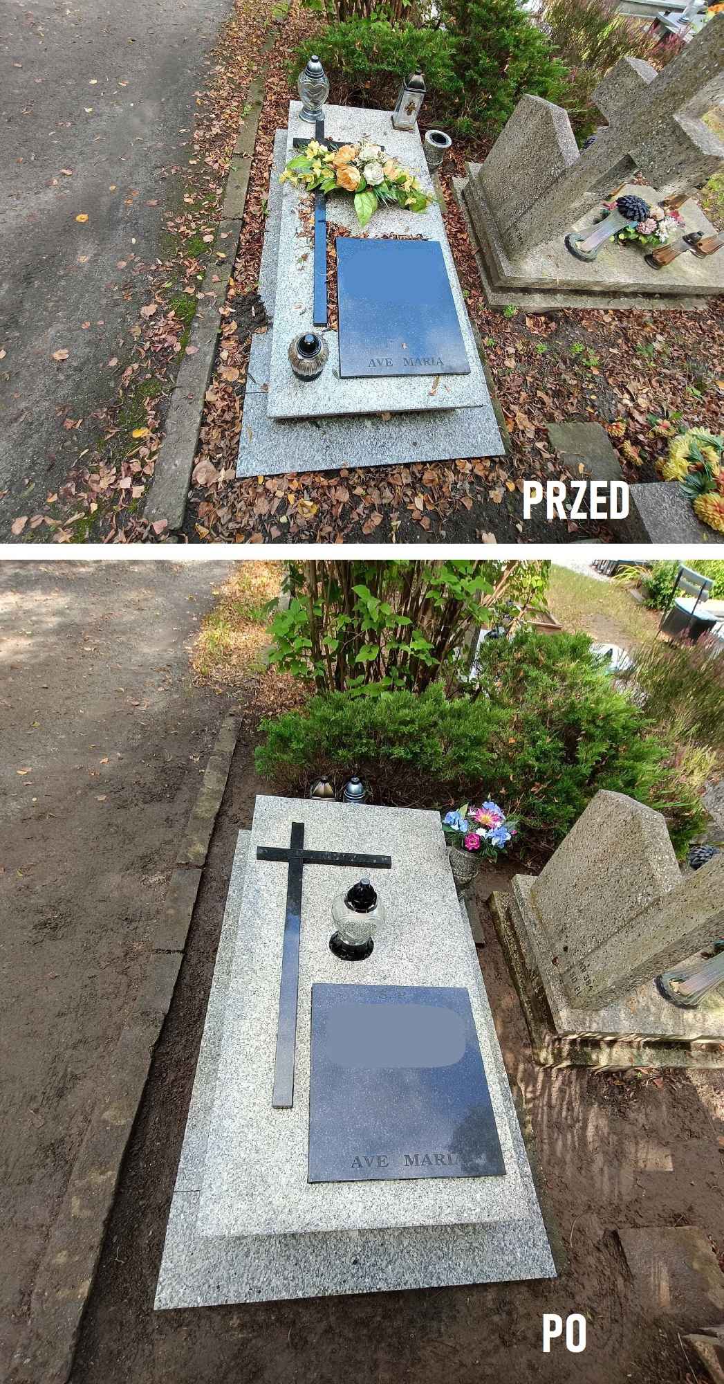 Sprzątanie i czyszczenie grobów | Opieka nad grobami - Wrocław/okolice Psie Pole - zdjęcie 3