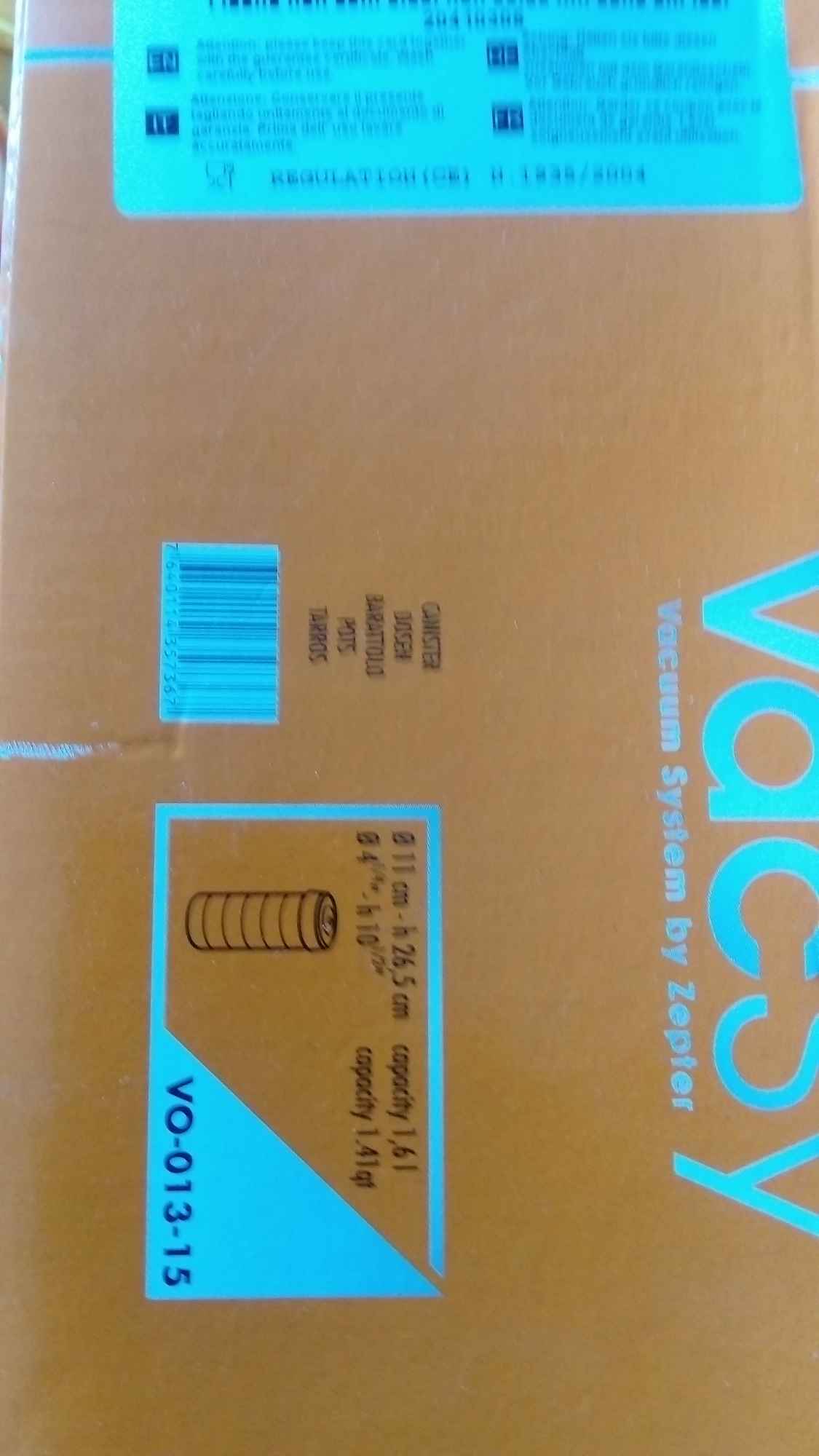 ZEPTER TUBA nowy pojemnik próżniowy  na żywność 1,6 L VACSY Śródmieście - zdjęcie 4