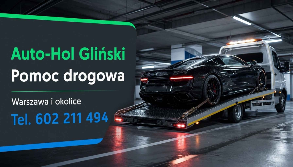Warszawa: od wymiany koła po transport na lawecie - Auto-Hol Gliński Bemowo - zdjęcie 1
