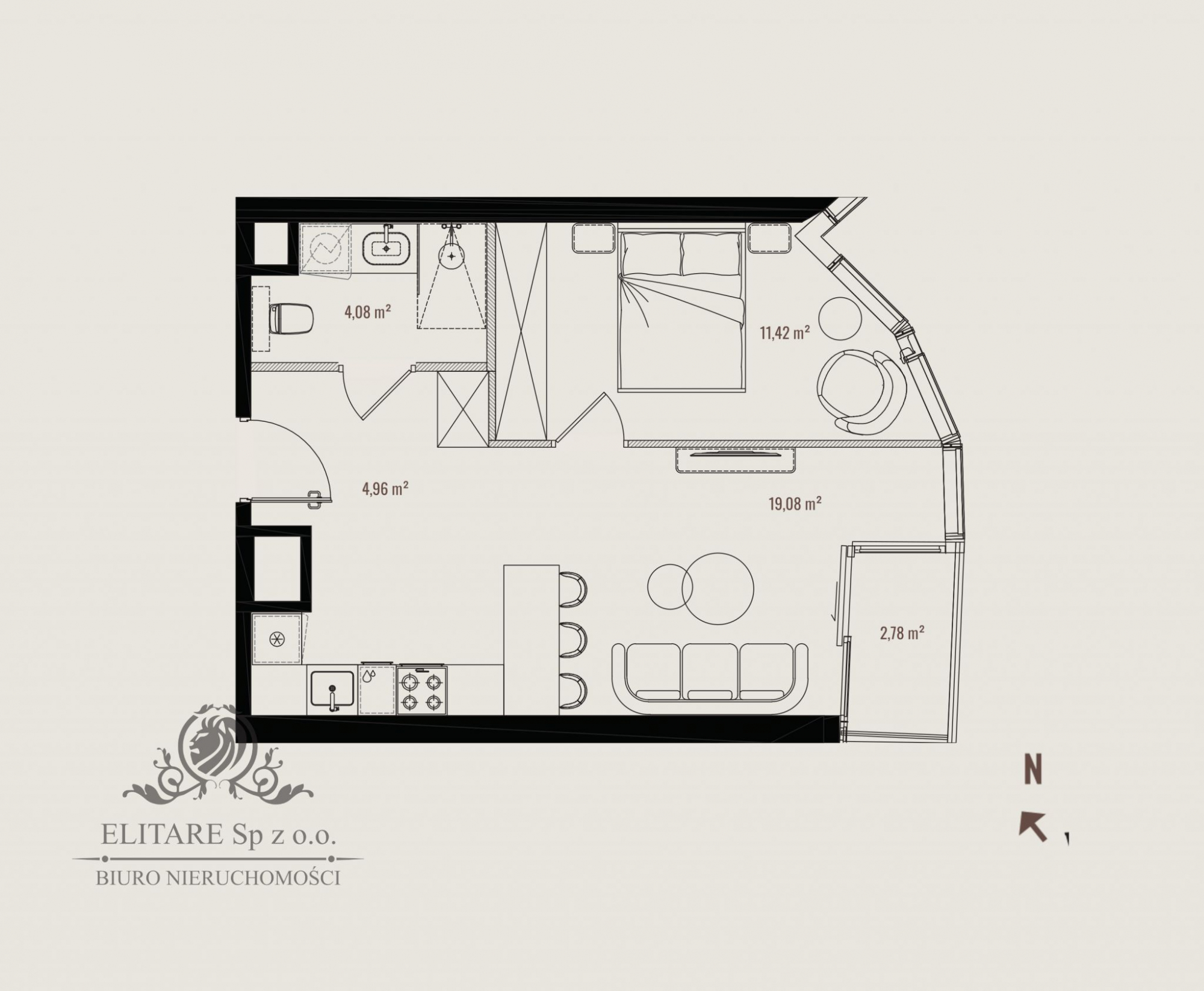 Apartament 39,54m2, 2 pokojowe obok Rynku/ Wrocław Wrocław - zdjęcie 4