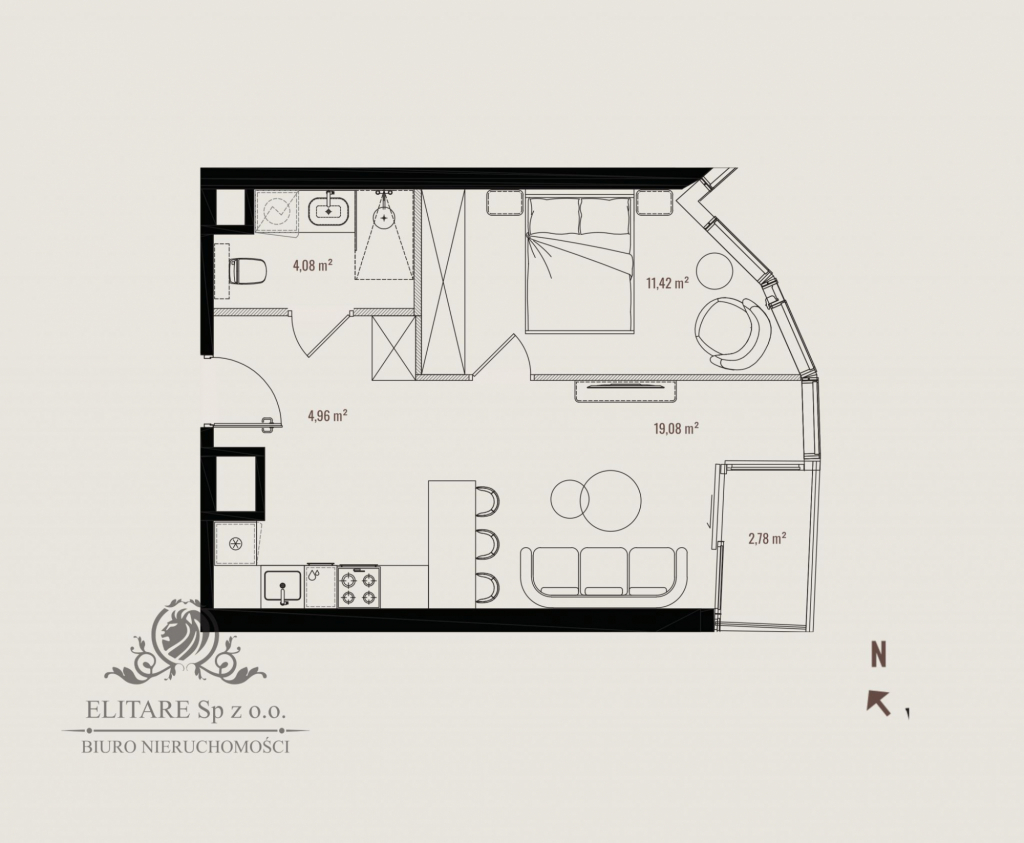 Apartament 39,54m2, 2 pokojowe obok Rynku/ Wrocław Wrocław - zdjęcie 4