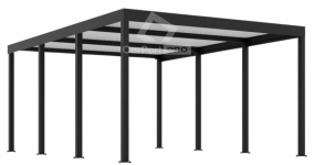 CarPort PREMIUM - Wiata samochodowa 5x5 Antracyt - CP103