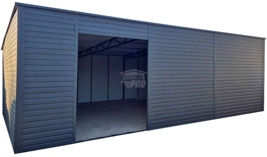 Garaż blaszany - hala magazynowa 9x6m Otwór dach GP571 Sopot - zdjęcie 1