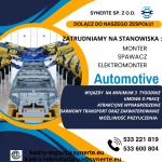Praca wakacyjna - za granicą - branża automotive