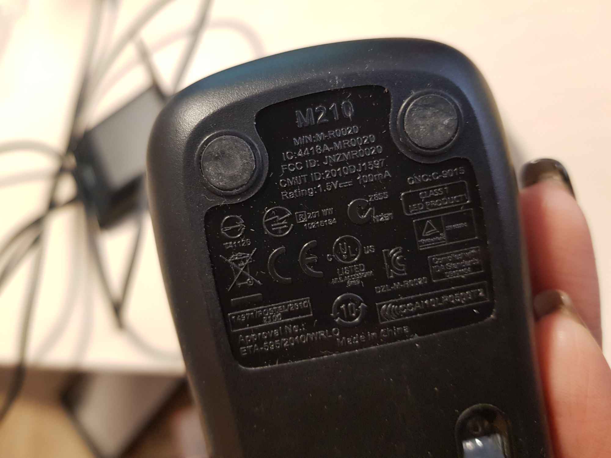 Myszka komputerowa bezprzewodowa bez odbiornika USB - 2 szt. Nowe Miasto - zdjęcie 4