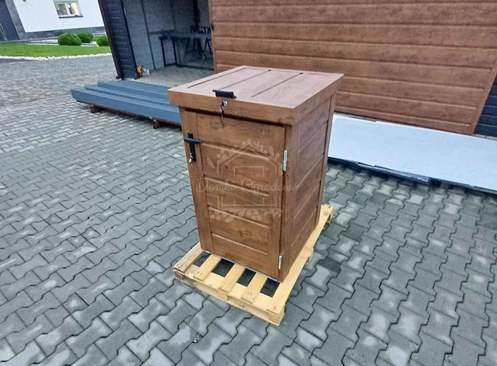 Zabudowa kosza na śmieci  obudowa kubła 80x70x120 cm 1x240L ID865 Nowy Tomyśl - zdjęcie 2