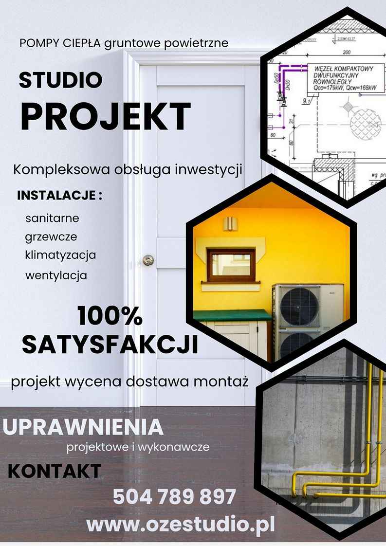 INSTALACJE SANITARNE KOMPLEKSOWA OBSŁUGA OZE STUDIO PROJEKT BIAŁYSTOK Białystok - zdjęcie 1