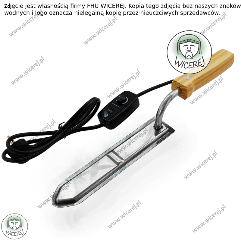 Nóż do odsklepiania elektryczny 230V Regulacja temperatury 25cm Jaśliska - zdjęcie 1