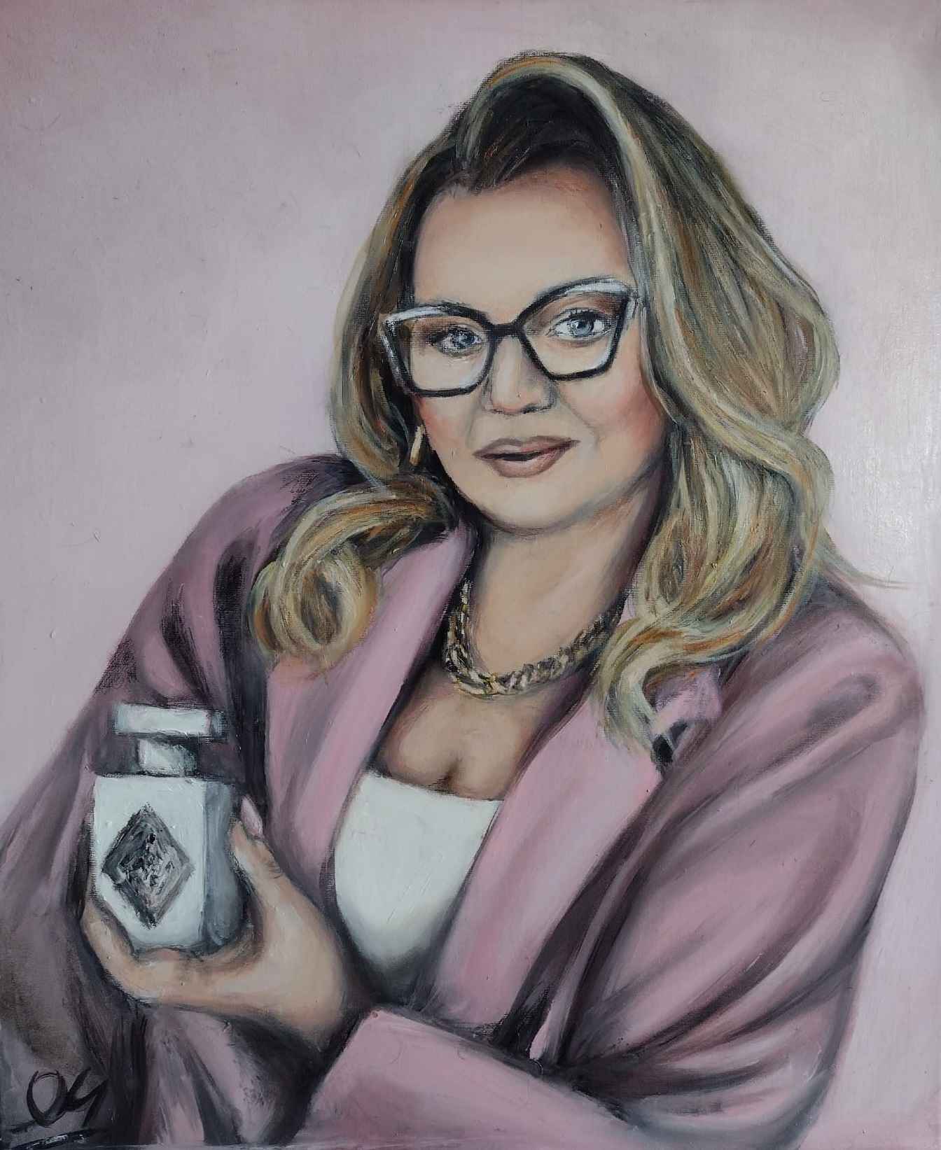 Portret olejny na płótnie na zamówienie Śródmieście - zdjęcie 2