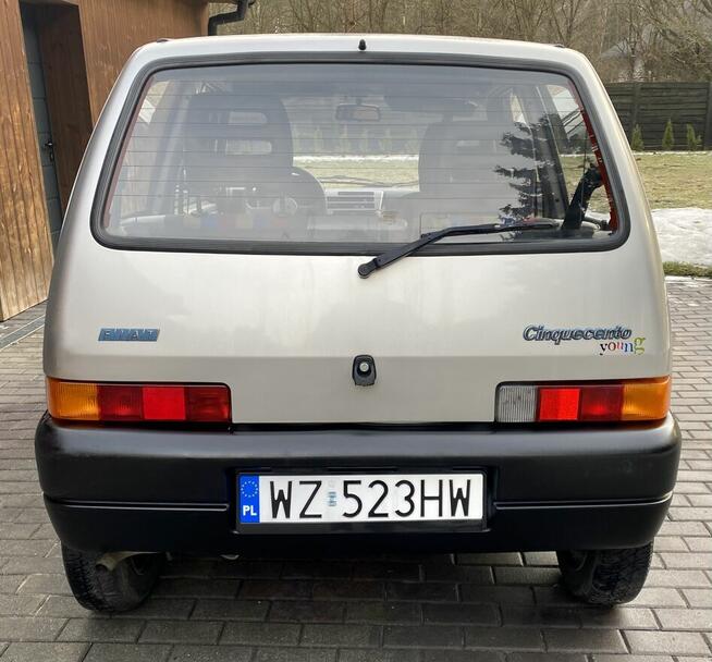 Fiat Cinquecento ORYGINAŁ STAN 1 właściciel TYlko 63 tyś km Legionowo - zdjęcie 5