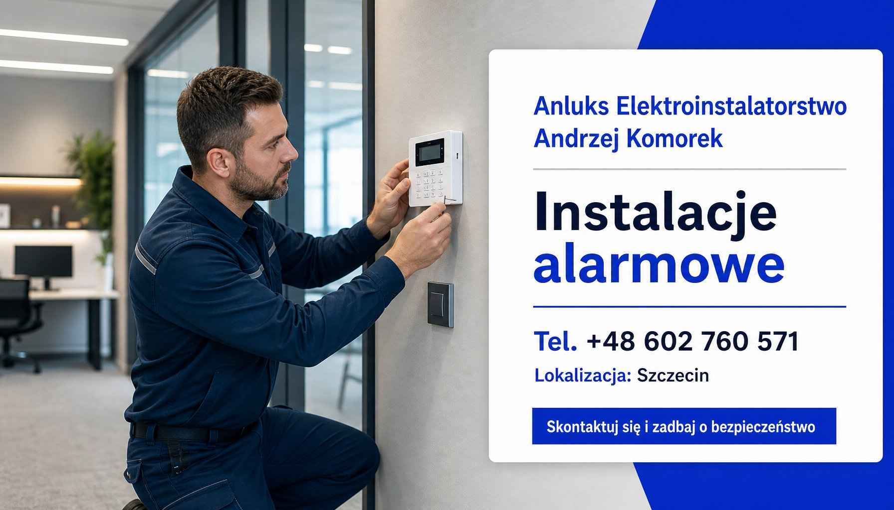 Skuteczne systemy alarmowe od Anluks Szczecin - zdjęcie 1