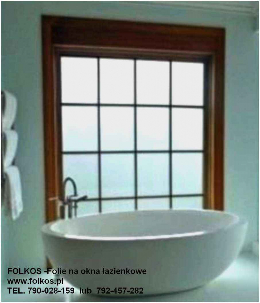 Folie na okna łazienkowe- kabiny prysznicowe Oklejanie szyb Warszawa Białołęka - zdjęcie 1
