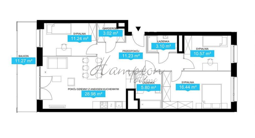 Apartament 4 pok.z balkonem 11m,BEZ Prowizji i PCC Wola - zdjęcie 1