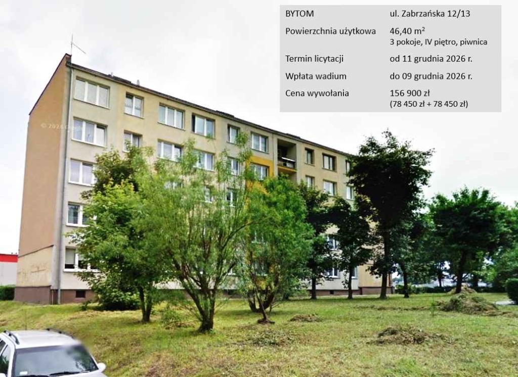 Licytacja komornicza, do remontu Bytom - zdjęcie 1