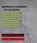 Naprawa pęknięć posadzki / Renowacja uszkodzeń / Szycie rys betonu