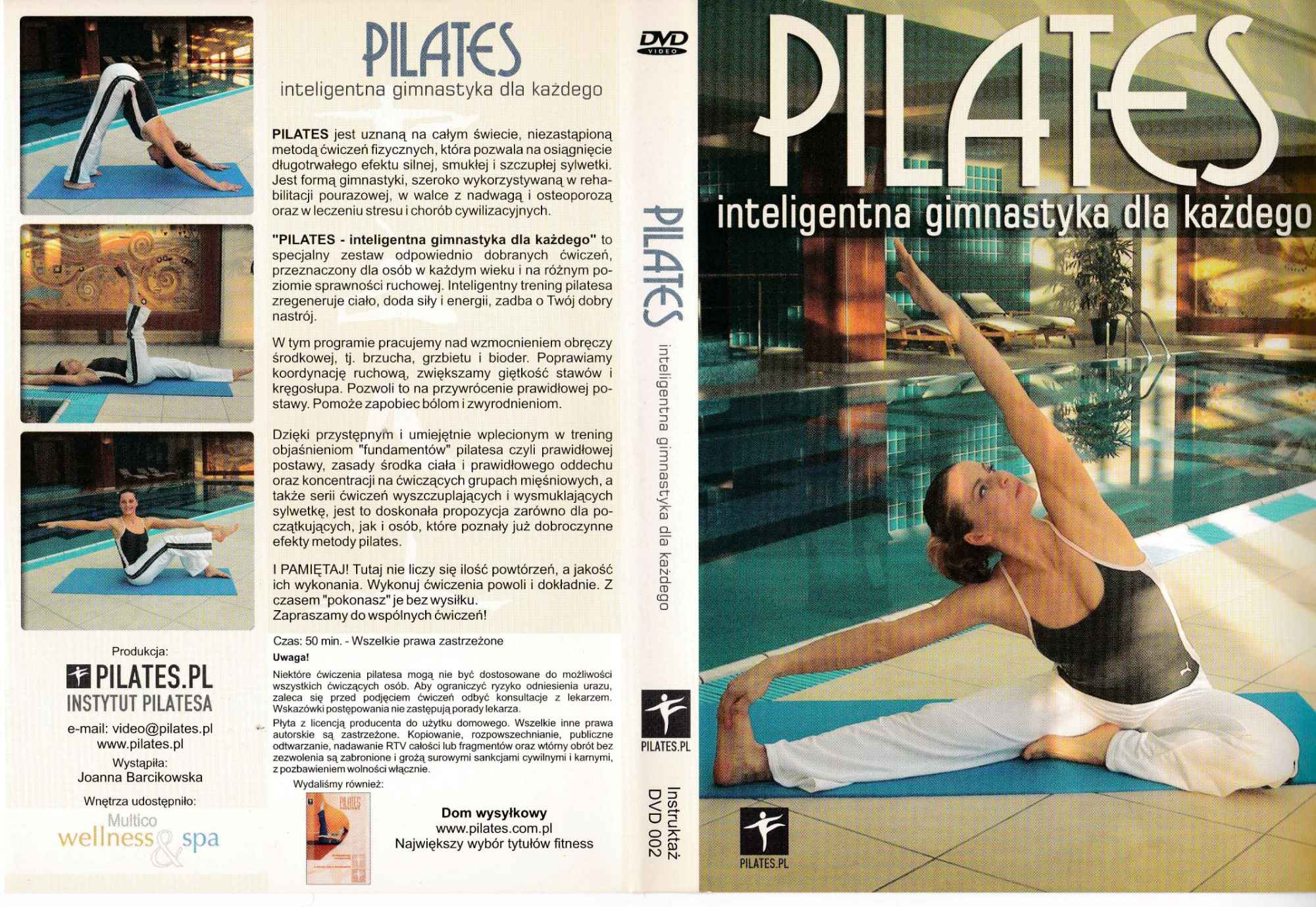 Płyta DVD "PILATES Inteligentna gimnastyka dla każdego" Praga-Północ - zdjęcie 2