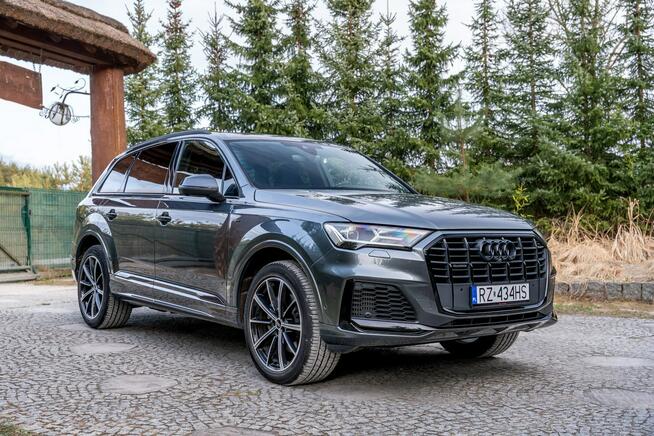 Audi Q7 Sline / mHEV 3.0 TFSI 340KM / Panorama / Black Edition / FV Ropczyce - zdjęcie 10
