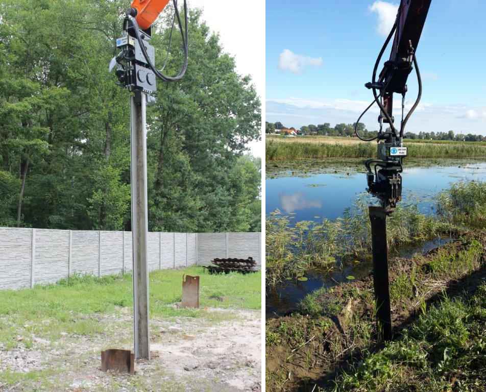 Używany Wibromłot ESF 1 na koparkę Stara Bukówka - zdjęcie 3