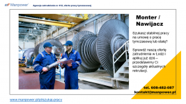Monter / nawijacz