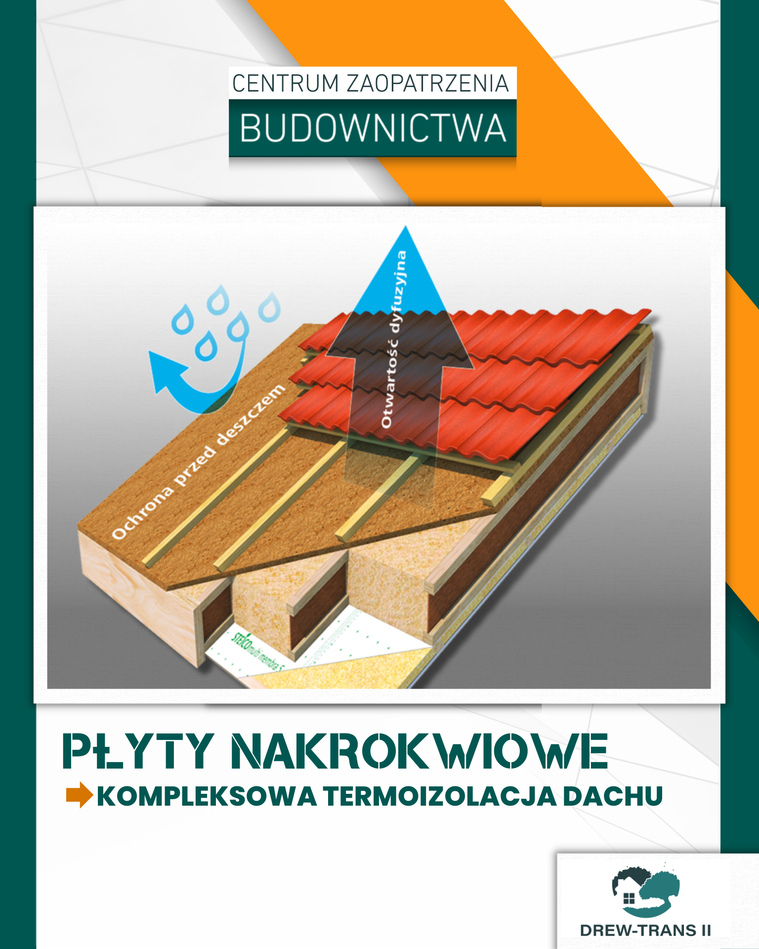 Izolacyjna płyta podpokryciowa, nakrokwiowa STEICO universal dry 35 mm Chojnice - zdjęcie 5