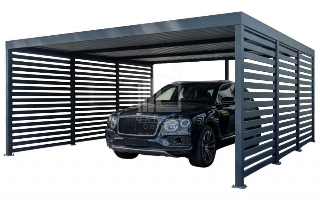 CarPort PREMIUM - wiata samochodowa 6x5 dodatkowa zabudowa ID1177 Konin - zdjęcie 1