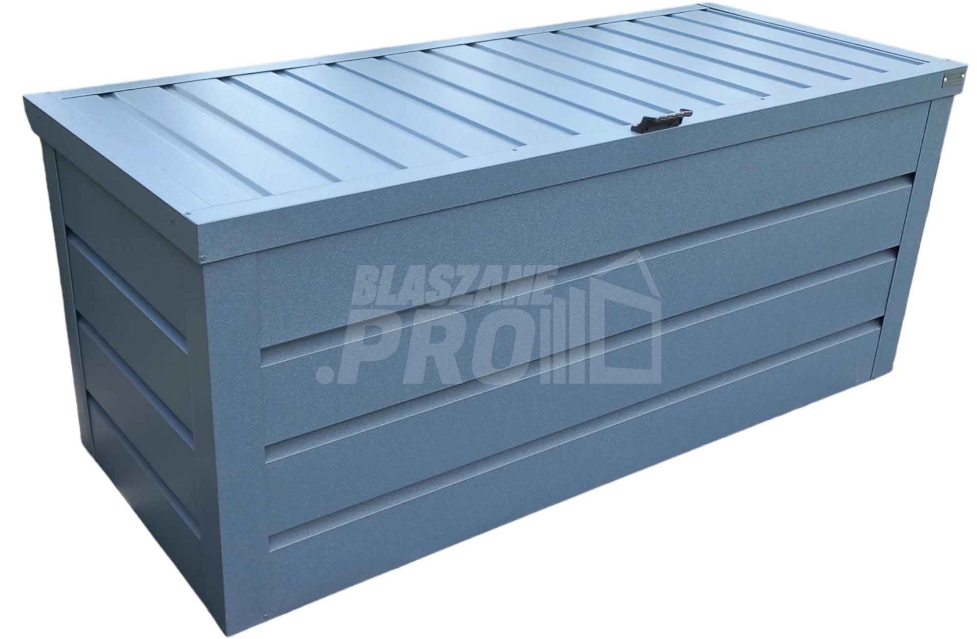 Skrzynia ogrodowa metalowa kufer 150x60x70cm  antracyt GP350 Toruń - zdjęcie 1