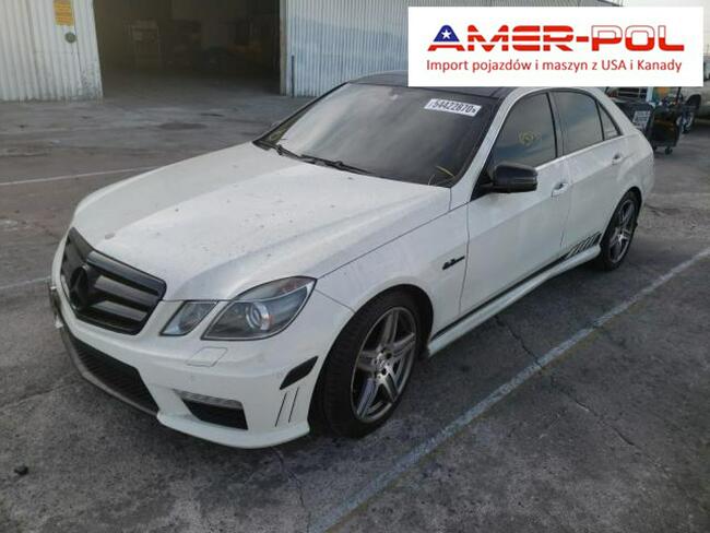 Mercedes E 63 AMG 2010, 6.2L, uszkodzony tył Słubice - zdjęcie 1