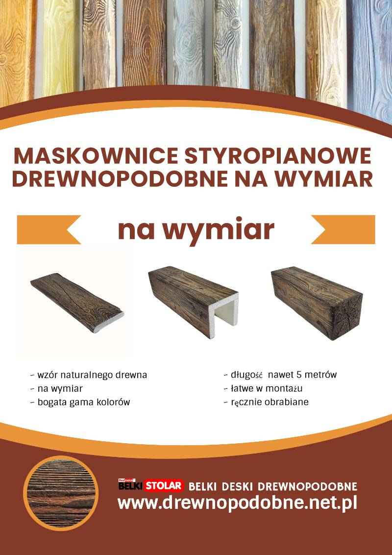 Drewnopodobna imitacja drewna (belki,deski) na wymiar Bemowo - zdjęcie 6