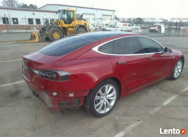 Tesla Model S 2016, 70 kWh, RWD, uszkodzony tył Słubice - zdjęcie 4