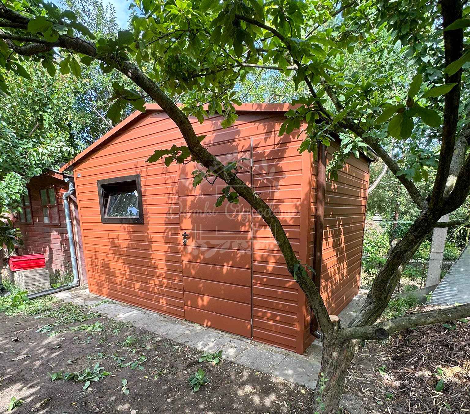 Schowek - domek ogrodowy 3,2x2  jasny brąz dach dwuspadowy ID475 Płock - zdjęcie 4