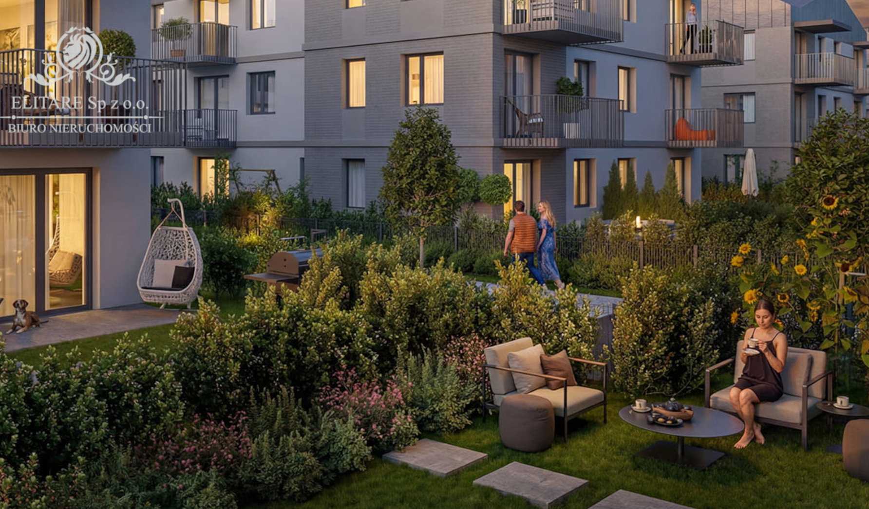 Śliczne mieszkanie 2 pokojowe 42,07m2 z ogrodem, Jagodno Wrocław - zdjęcie 12