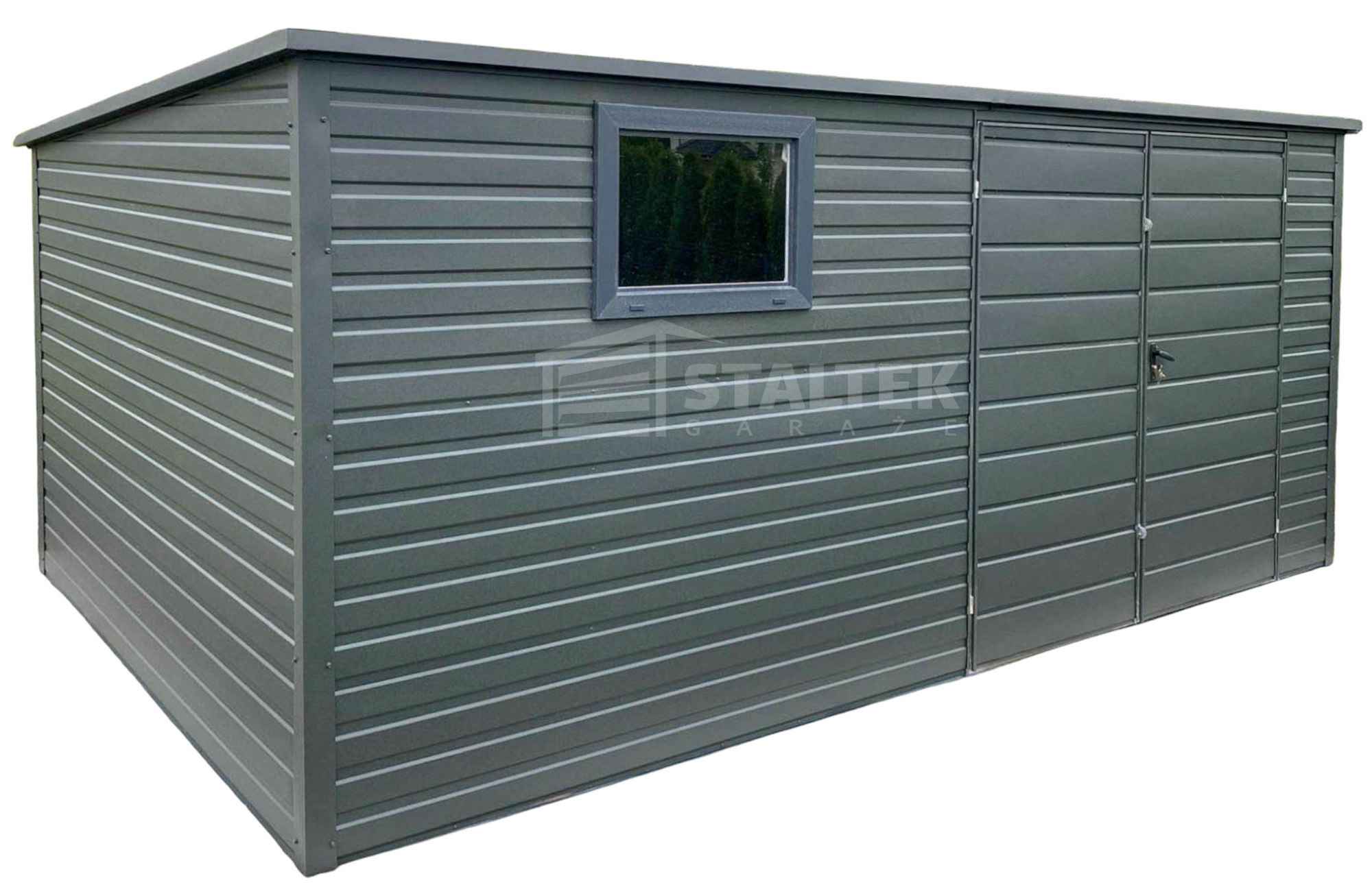 Schowek - Domek Ogrodowy 4,5x3m -  Drzwi  okno  dach ST186 Gryfice - zdjęcie 1