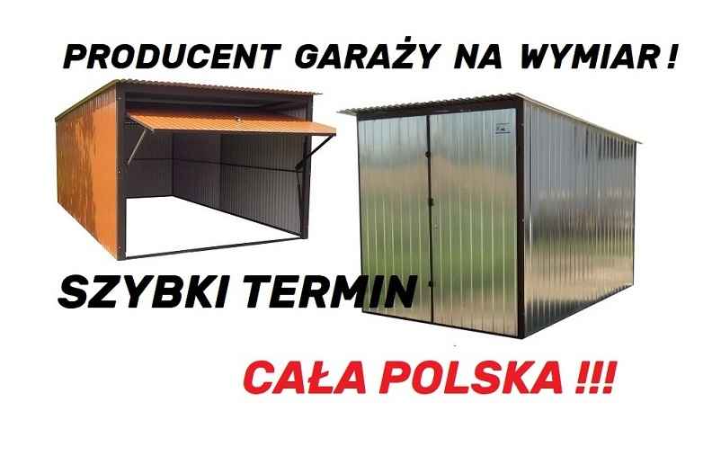 Garaż blaszany Garaże Blaszak  3x5 SZYBKI TERMIN CAŁA POLSKA MOCNY Białołęka - zdjęcie 2