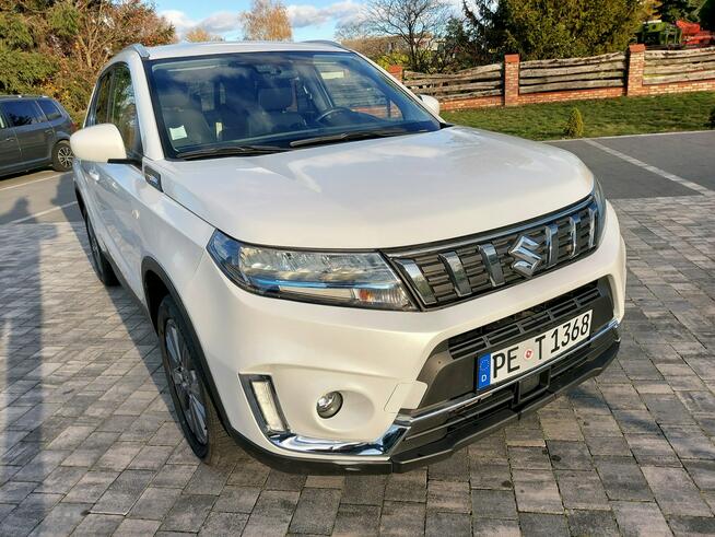 Suzuki Vitara 1.4 benzyna kamera navi 85 tys km FULL LED biała Perła Drelów - zdjęcie 2