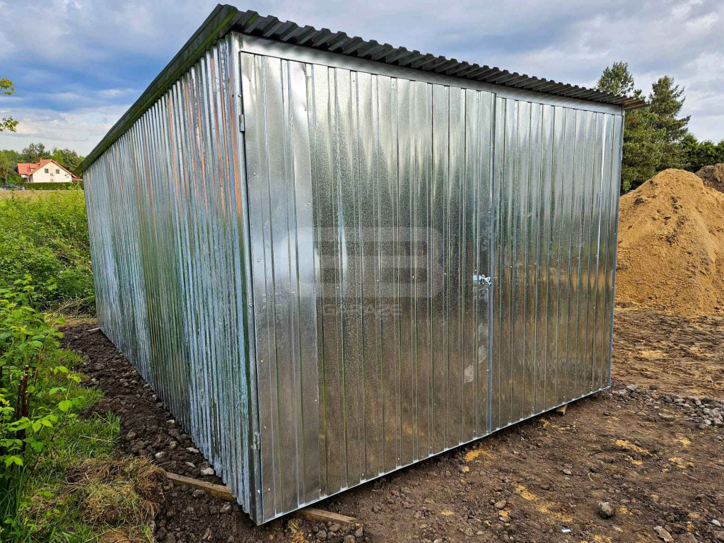 Blaszak 3×5 m II gatunek – wolnostojący – garaż na plac budowy GB103 Pabianice - zdjęcie 3