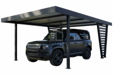 Carport V PREMIUM 4,2x5,8m Wypełnienie panelami Wiata  ID1181