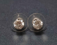 Kolczyki srebrne z cyrkonią Stare Miasto - zdjęcie 6