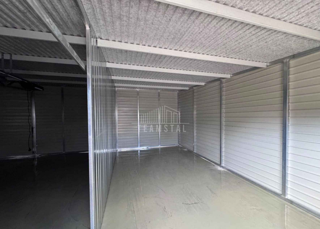 Garaż blaszany 10x3m 2x brama drzwi 2x okno rynna dach TS1148 Bełchatów - zdjęcie 8